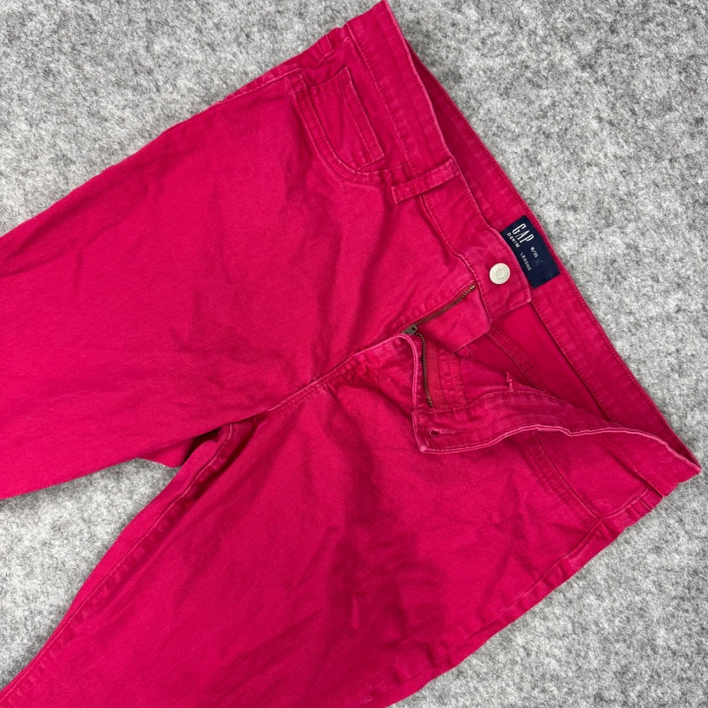 GAP Denim Legging Jeans Women's Size 16/33 Pink Stretch Cotton Blend